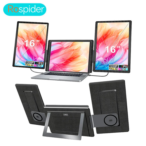 Portable Dual Screen Extender, a 16-inch Full HD monitor for expanding your laptop workspace