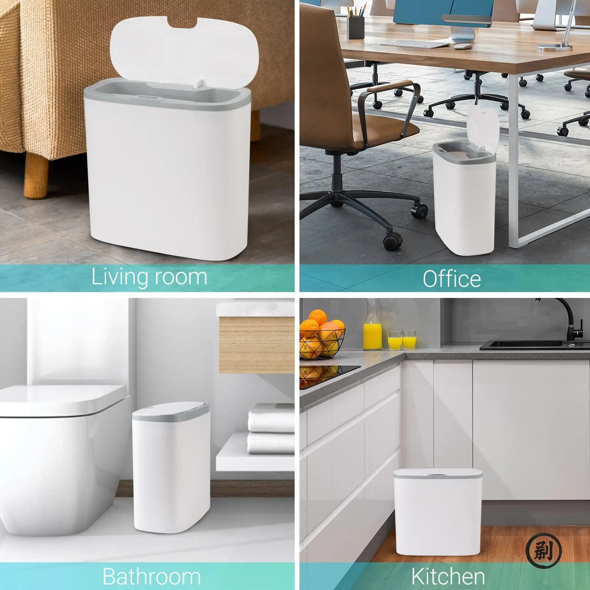 Sensor-Activated Compact Trash Bin