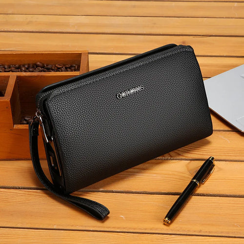 Secure Men's Biometric Clutch