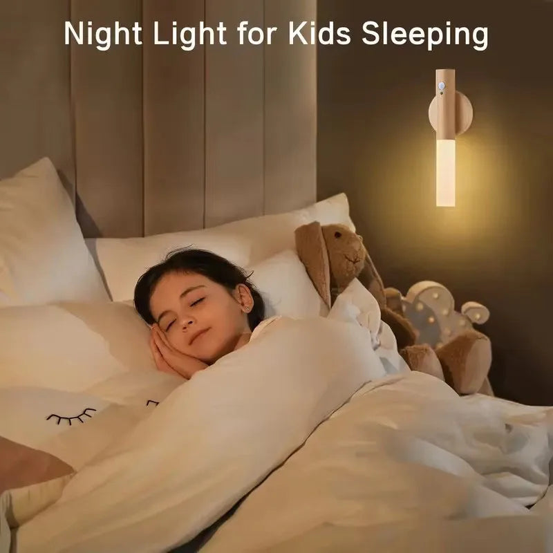 Elaris GlowSense™ compact rechargeable night light for bedrooms and stairways