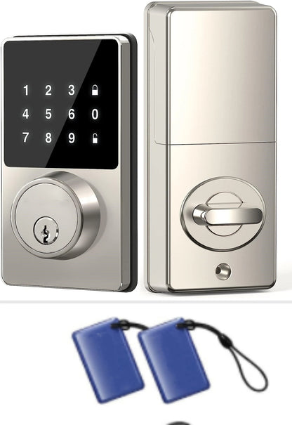 Smart Lock Pro with Keyless Entry with IP66-rated weatherproof protection for outdoor use