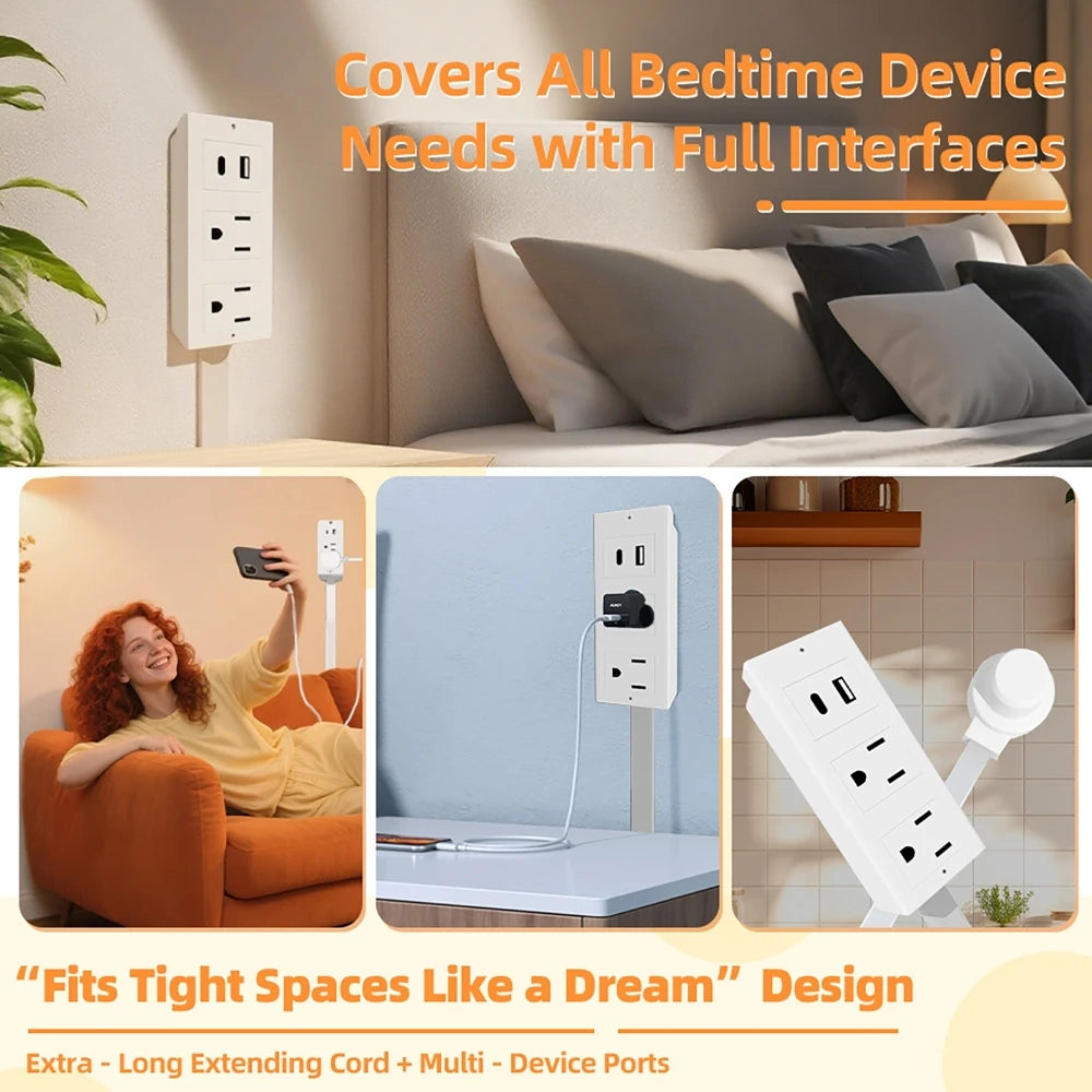 VersaPower 360° Extendable Power Socket