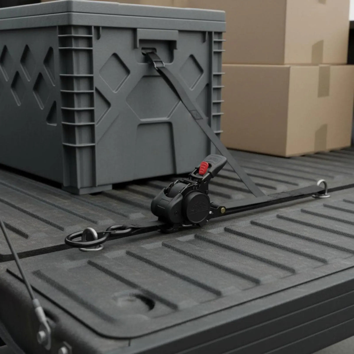 Heavy-Duty Retractable Cargo Strap