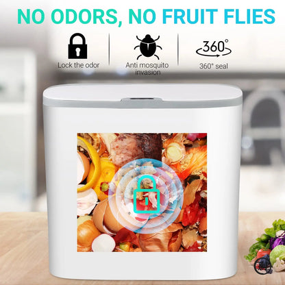 Sensor-Activated Compact Trash Bin