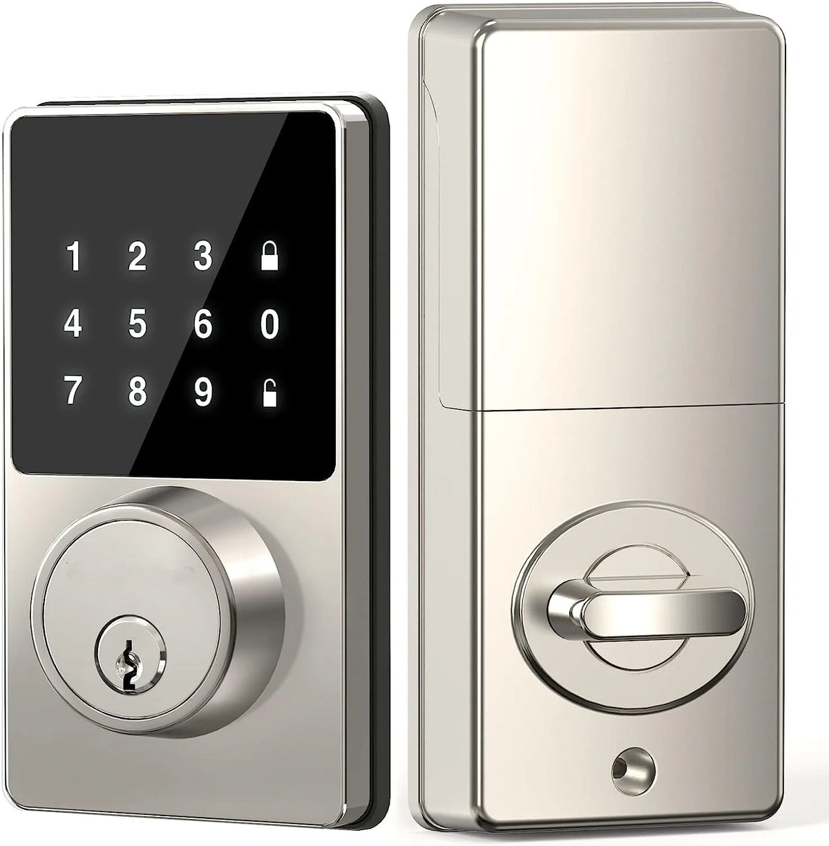 Smart Lock Pro with Keyless Entry controlled remotely through a convenient mobile app