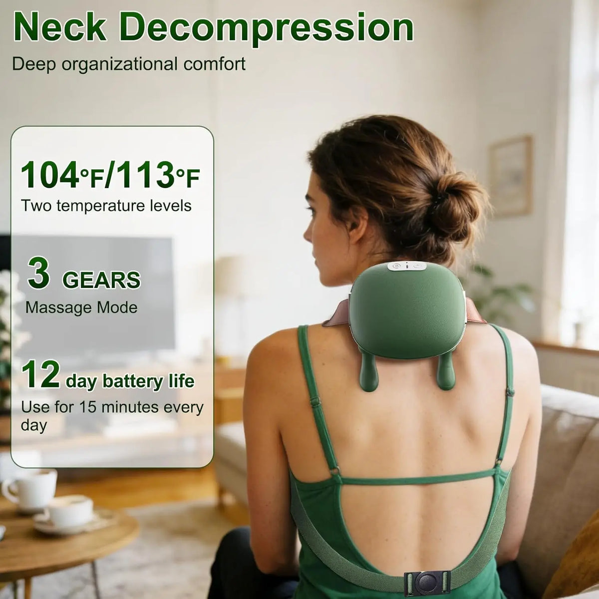Relax & Rejuvenate Wireless Neck Massager