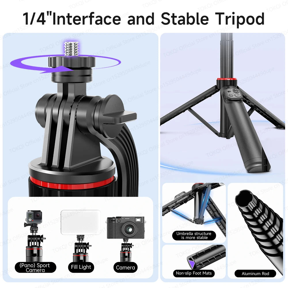 Premium 360° Face Tracking Gimbal for Mobile & Camera