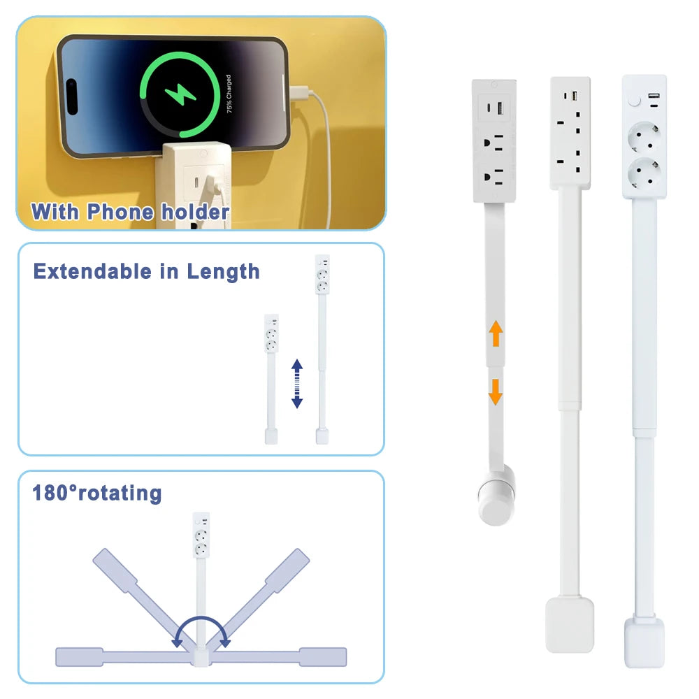 VersaPower 360° Extendable Power Socket