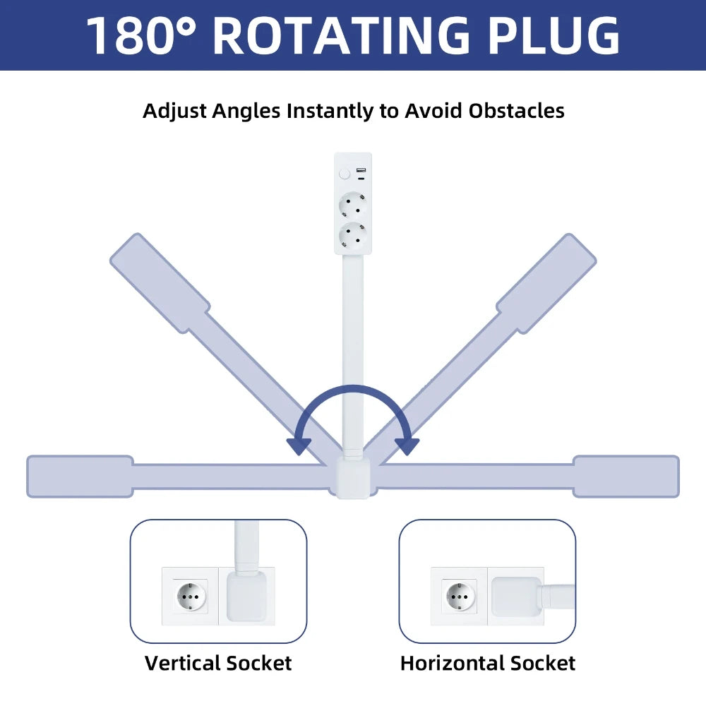 VersaPower 360° Extendable Power Socket