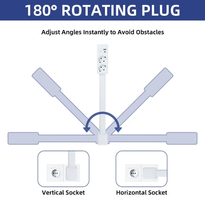 VersaPower 360° Extendable Power Socket