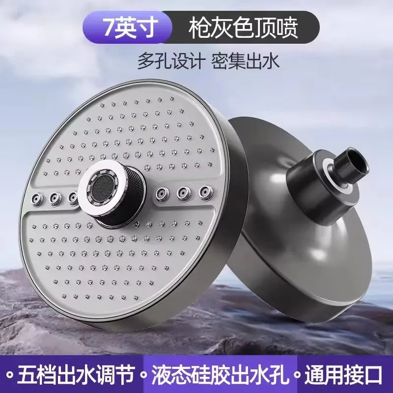 LuxFlow Rainfall Shower Head delivering consistent water flow for refreshing daily showers