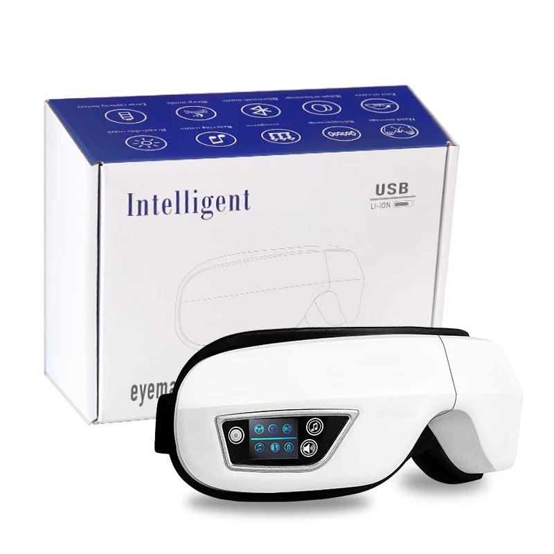 Elaris EyeEase™ wearable eye massager with adjustable band for comfortable relaxation