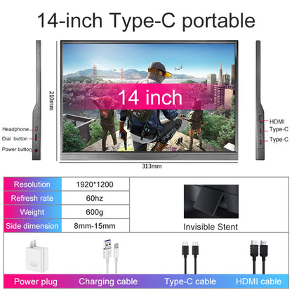 Ultimate Portable Touch Screen Display with built-in speakers for convenient audio and entertainment